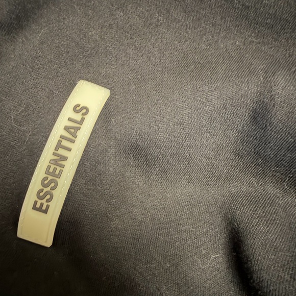 Fear of God Essentials Black Hoodie - Picture 8 of 12